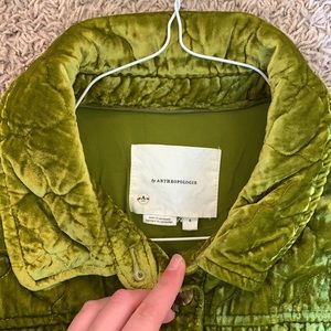 Quilted Velvet Shirt Jacket - Anthropologie